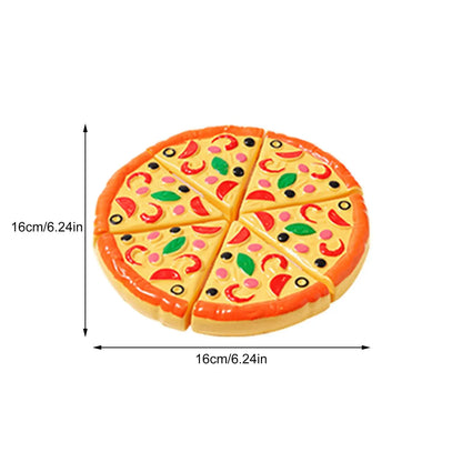 Kids Pizza Cutting Toy Simulation Plastic Pizza