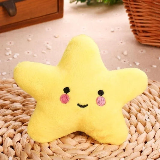 Pet Toy Plush Sounding Pentagram Toy Pet Playing