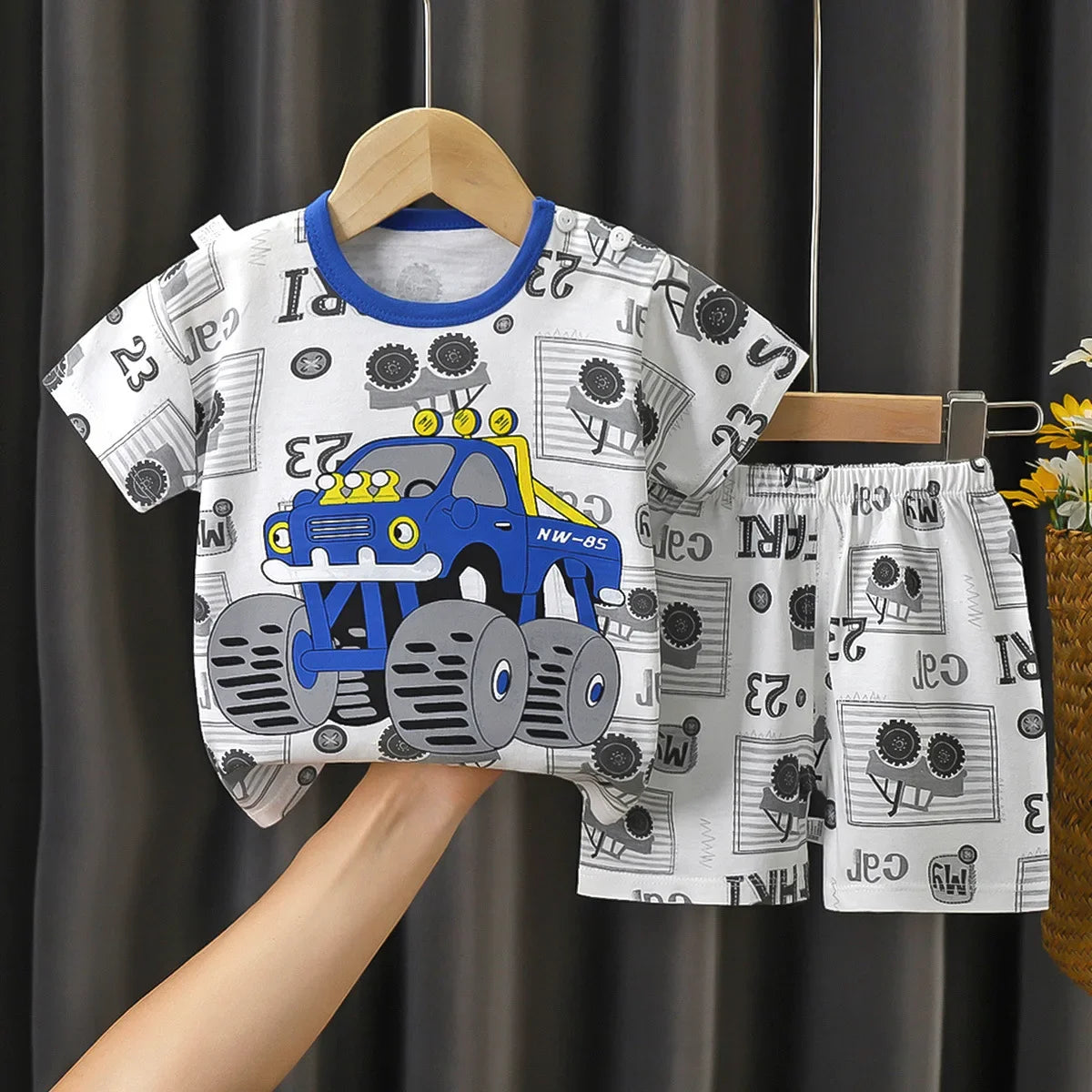 2PCS Children's Sets mother Kids Clothes Boys Girl