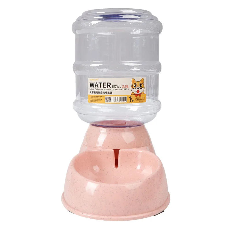 Dog Automatic Feeders Plastic Water Bottle Cat