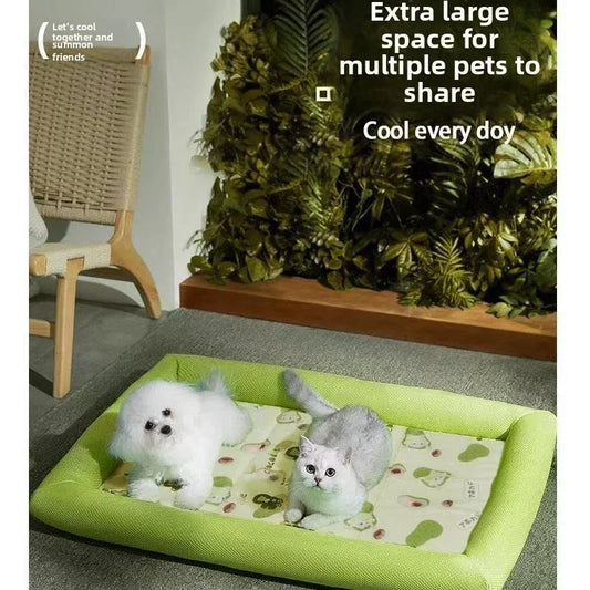 Cooling Puppy Bed Summer Dog Supplies Mat Accessory