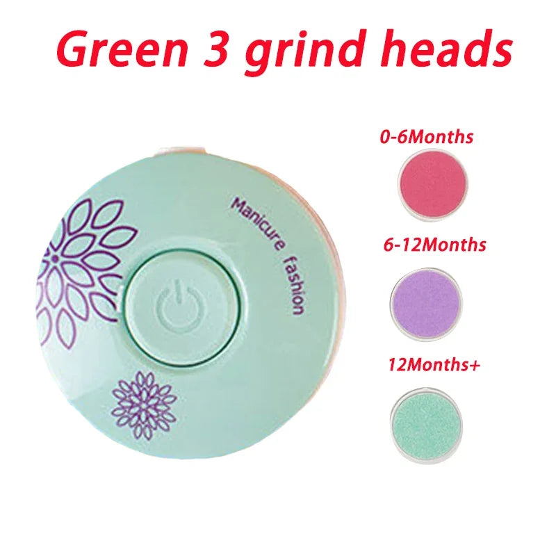 Baby Electric Nail Trimmer Kid Nail Polisher Tool Baby