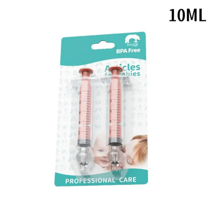 2Pcs Needle Tube Baby Nasal Aspirator Syringe