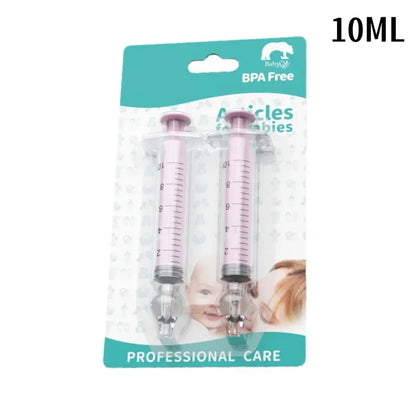2Pcs Needle Tube Baby Nasal Aspirator Syringe