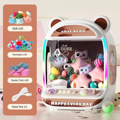 Big Size DIY Doll Machine Kids Coin Operated Play