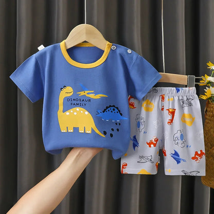 2PCS Children's Sets mother Kids Clothes Boys Girl