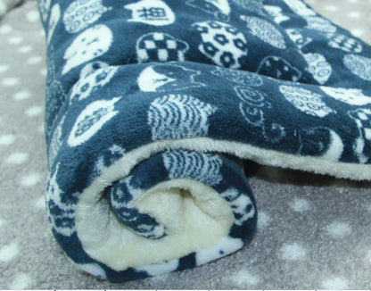 Multi-model pet flannel sleeping mat kennel mat blanket