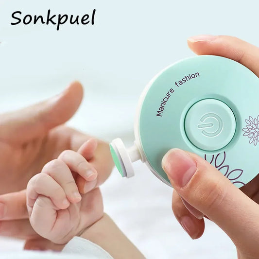 Baby Electric Nail Trimmer Kid Nail Polisher Tool Baby