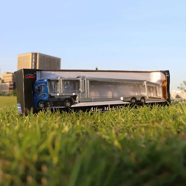 1:50 Large Diecast Alloy Truck Car Model Toys Container