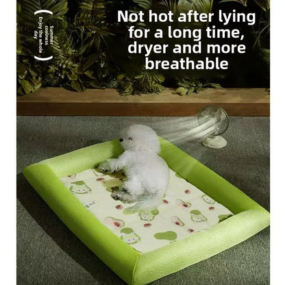 Cooling Puppy Bed Summer Dog Supplies Mat Accessory