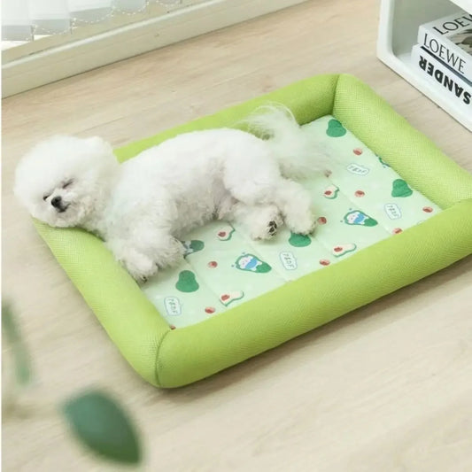 Cooling Puppy Bed Summer Dog Supplies Mat Accessory