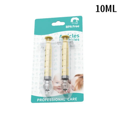 2Pcs Needle Tube Baby Nasal Aspirator Syringe