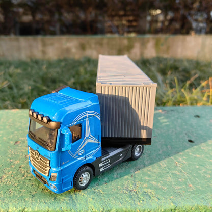 1:50 Large Diecast Alloy Truck Car Model Toys Container