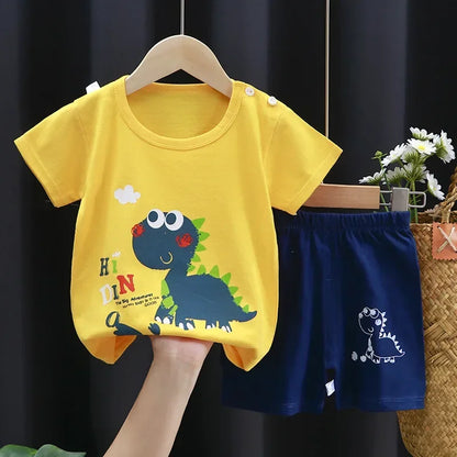 2PCS Children's Sets mother Kids Clothes Boys Girl