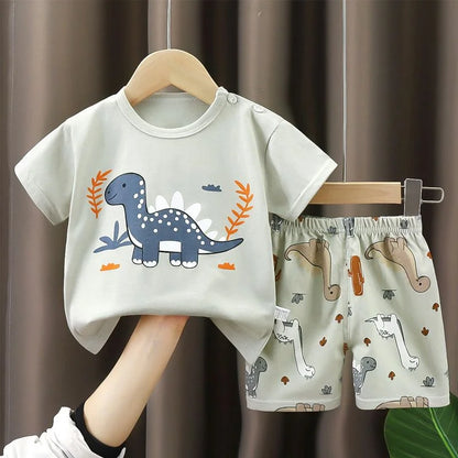 2PCS Children's Sets mother Kids Clothes Boys Girl