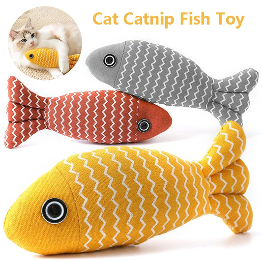 Cat Toys Fish Catnip Toys Interactive Cat Toy Cat