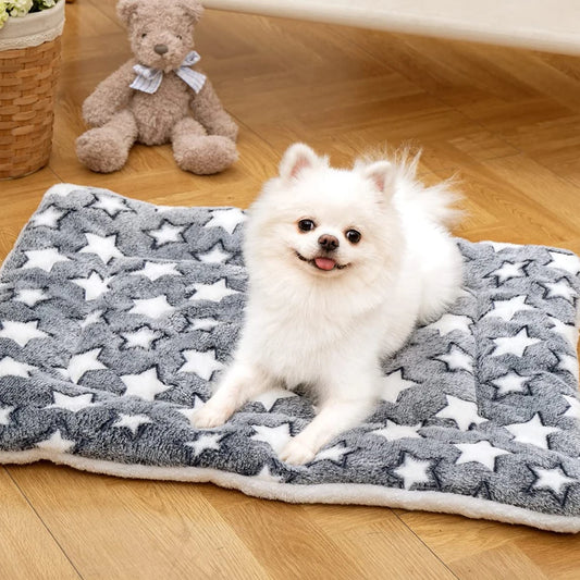 Multi-model pet flannel sleeping mat kennel mat blanket