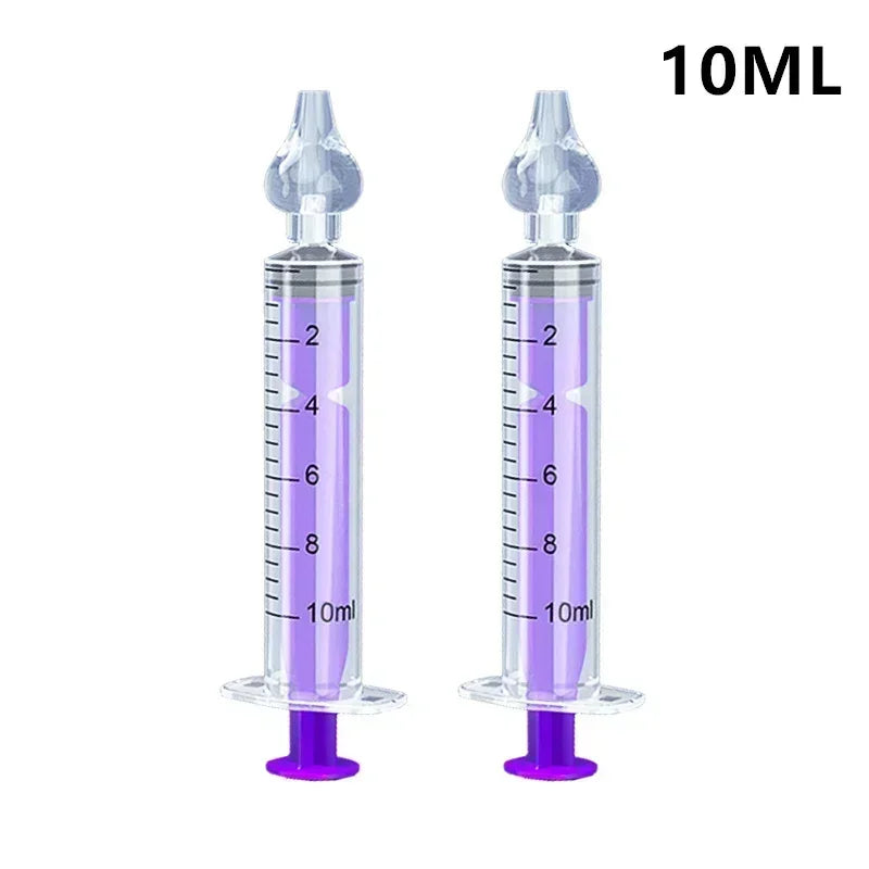 2Pcs Needle Tube Baby Nasal Aspirator Syringe