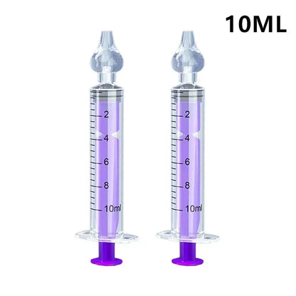 2Pcs Needle Tube Baby Nasal Aspirator Syringe