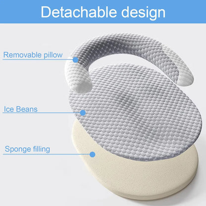 Dog Cooling Pad Mat with Pillow for Pet Puppy Cat