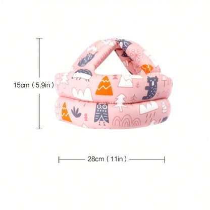 Pink Baby Toddler Head Protector, Breathable Head Drop