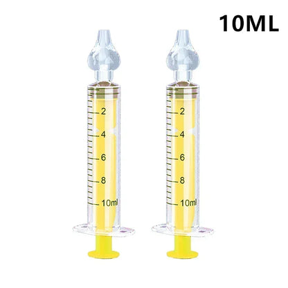 2Pcs Needle Tube Baby Nasal Aspirator Syringe